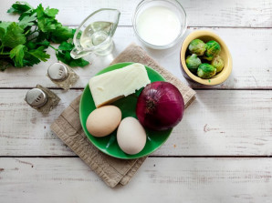 Омлет с брюссельской капустой Омлет с брюссельской капустой