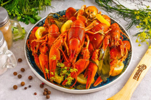 Раки с лимоном Раки с лимоном