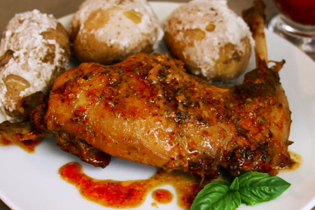 Кролик по-канарски в соусе сальморехо Кролик по-канарски в соусе сальморехо