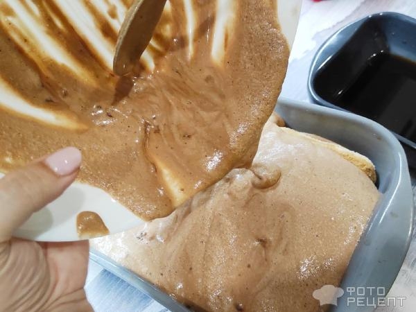 Рецепт: Десерт "Тирамису" - С шоколадным маскарпоне, без алкоголя! Рецепт: Десерт "Тирамису" - С шоколадным маскарпоне, без алкоголя!