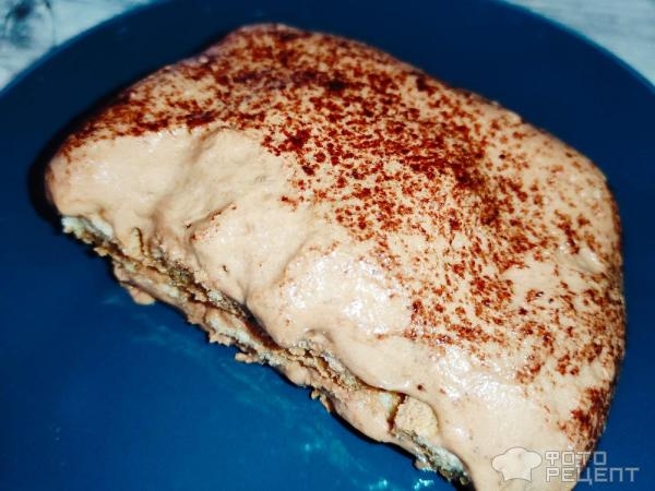 Рецепт: Десерт "Тирамису" - С шоколадным маскарпоне, без алкоголя! Рецепт: Десерт "Тирамису" - С шоколадным маскарпоне, без алкоголя!