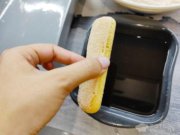 Рецепт: Десерт "Тирамису" - С шоколадным маскарпоне, без алкоголя! Рецепт: Десерт "Тирамису" - С шоколадным маскарпоне, без алкоголя!