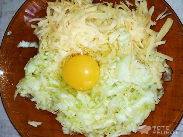 Рецепт: Кабачки "Пенечки" - С сырно-яичной начинкой: быстро и вкусно