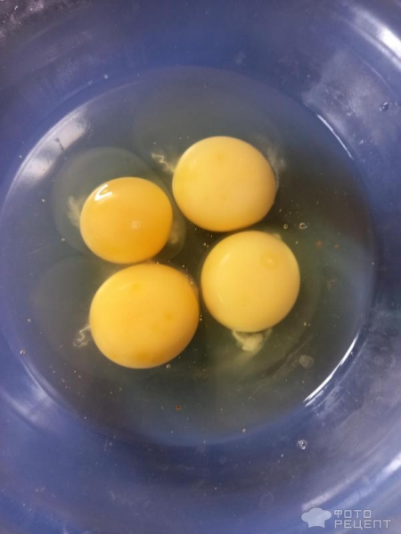 Рецепт: Омлет с "луковыми дудками" - "в сковороде" Рецепт: Омлет с "луковыми дудками" - "в сковороде"