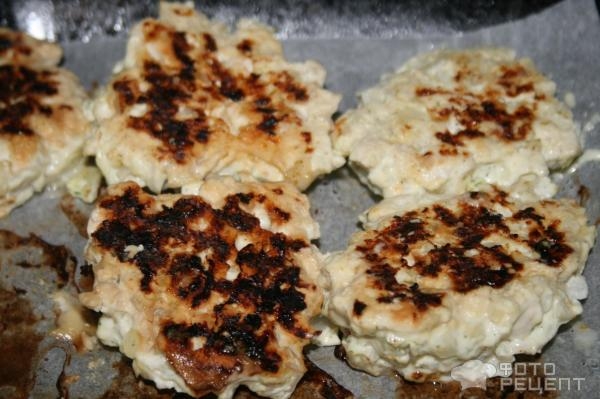 Рецепт: ПП котлеты из курицы - Диетические котлетки с творогом