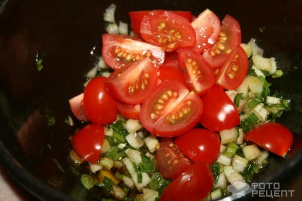 Рецепт: Салат с фасолью - В грузинском стиле Рецепт: Салат с фасолью - В грузинском стиле