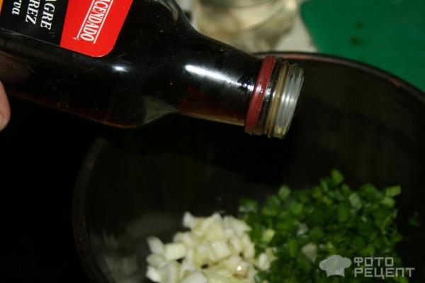 Рецепт: Салат с фасолью - В грузинском стиле Рецепт: Салат с фасолью - В грузинском стиле