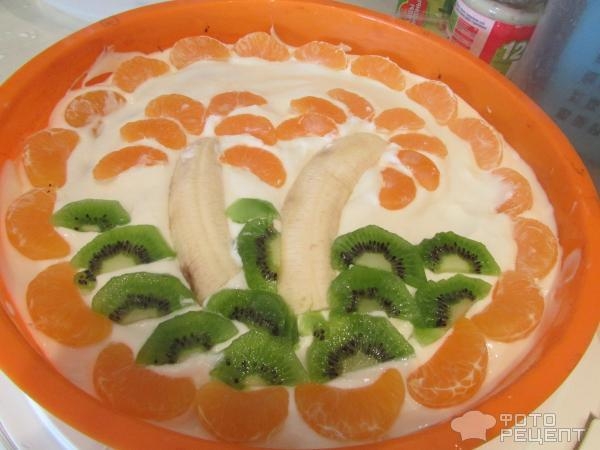 Рецепт: Торт для детей от двух лет - пекла на день рождения