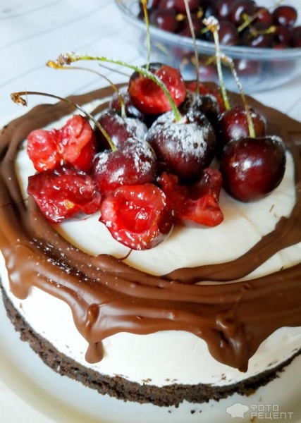 Рецепт: Торт-мороженое - вкус мороженного из детства Рецепт: Торт-мороженое - вкус мороженного из детства