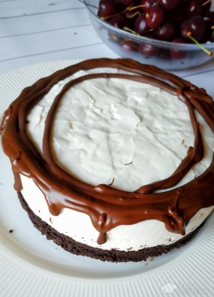 Рецепт: Торт-мороженое - вкус мороженного из детства Рецепт: Торт-мороженое - вкус мороженного из детства