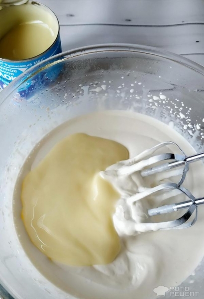 Рецепт: Торт-мороженое - вкус мороженного из детства Рецепт: Торт-мороженое - вкус мороженного из детства