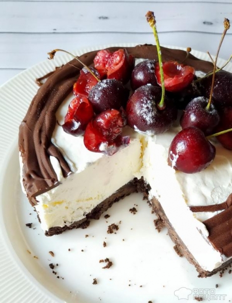 Рецепт: Торт-мороженое - вкус мороженного из детства Рецепт: Торт-мороженое - вкус мороженного из детства