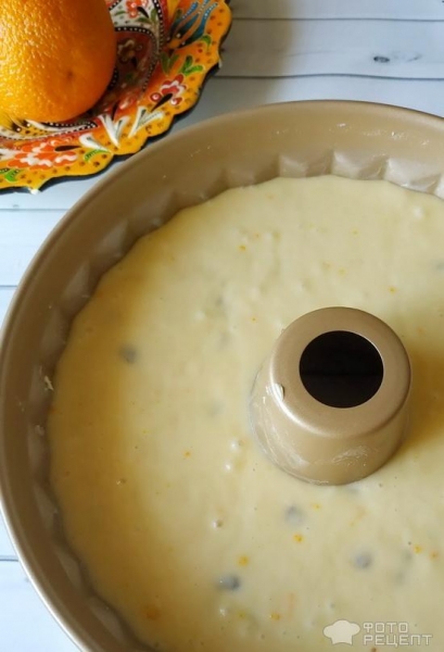 Рецепт: Трайфл в стакане - апельсиновый