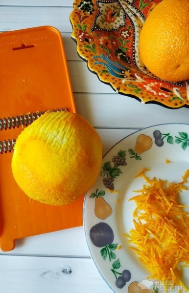 Рецепт: Трайфл в стакане - апельсиновый