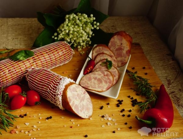 Рецепт: Ветчина из птицы - из индейки и курицы Рецепт: Ветчина из птицы - из индейки и курицы