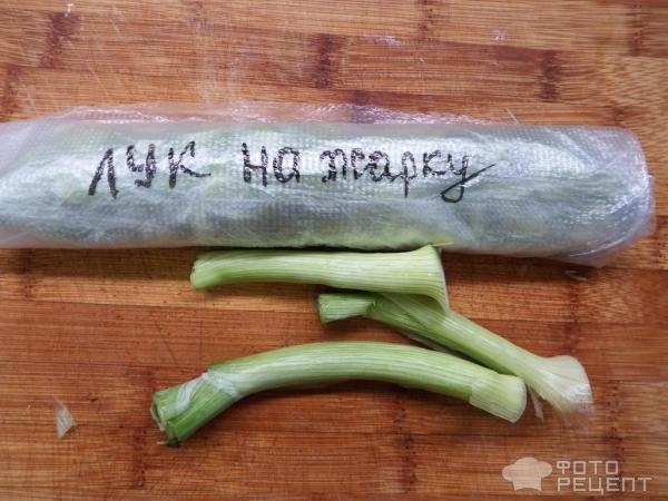 Рецепт: Зеленый лук в заморозку - Зимой как найдете