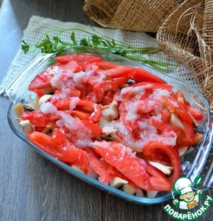 Скумбрия по-болгарски в винном соусе Скумбрия по-болгарски в винном соусе