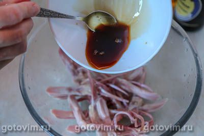 Утиные язычки с чесноком по-китайски Утиные язычки с чесноком по-китайски