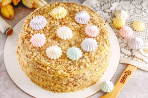 Торт "Наполеон" с безе