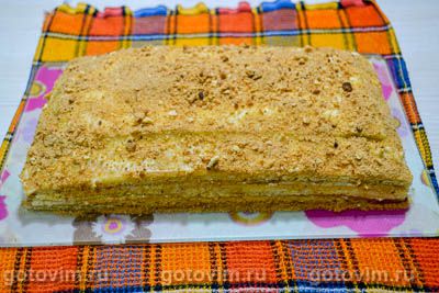 Бисквитный торт с кремом Шарлотт