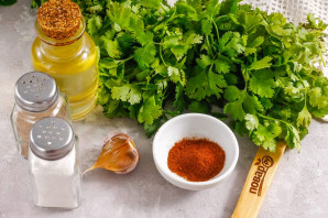 Соус из кинзы на зиму Соус из кинзы на зиму