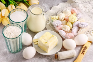 Торт "Наполеон" с безе