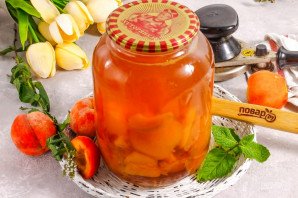 Компот из персиков на зиму Компот из персиков на зиму