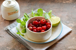 Вишневый "Мохито" на зиму