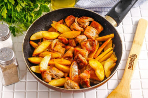 Свинина с яблоками Свинина с яблоками