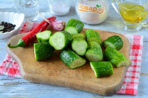 Огурцы "Под водочку" на зиму Огурцы "Под водочку" на зиму