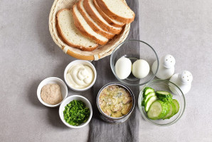 Бутерброды с сардиной