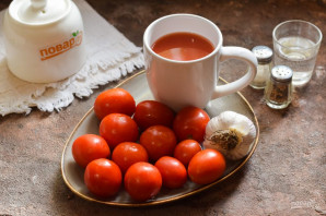 Помидоры черри в томатном соке на зиму
