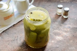 Салат "Блаженство" из огурцов на зиму