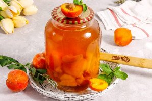 Компот из персиков на зиму Компот из персиков на зиму