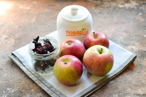 Компот из яблок и каркаде на зиму Компот из яблок и каркаде на зиму