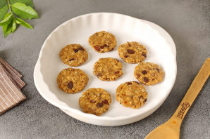 Овсяное печенье без сахара Овсяное печенье без сахара