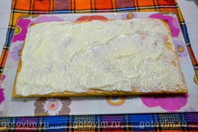 Бисквитный торт с кремом Шарлотт