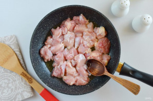 Рагу из баклажанов с курицей Рагу из баклажанов с курицей