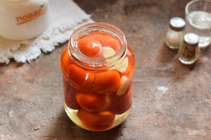 Помидоры черри в томатном соке на зиму