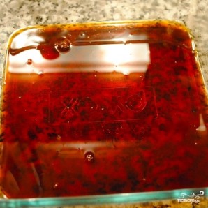 Семга в вине