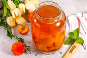 Компот из персиков на зиму Компот из персиков на зиму