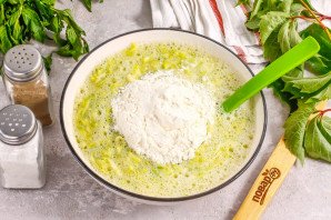 Кабачковый торт с творогом