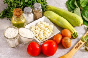 Кабачковый торт с творогом