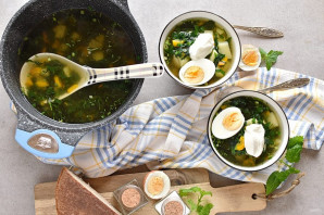 Суп с крапивой Суп с крапивой