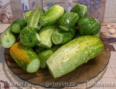 Пряные огурцы на зиму