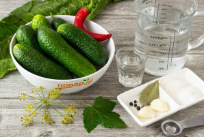 Огурцы на зиму с водкой