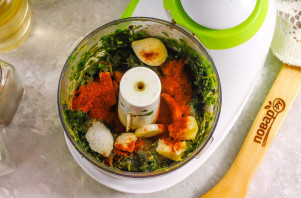 Соус из кинзы на зиму Соус из кинзы на зиму