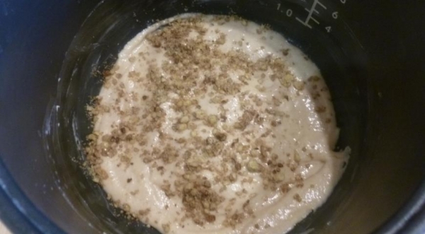 Кекс на яблочном пюре с орехами, пошаговый рецепт с фото