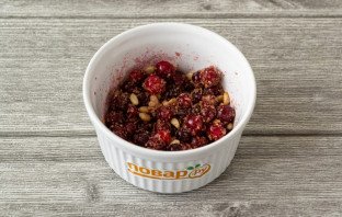 Печеные яблоки с клюквой Печеные яблоки с клюквой