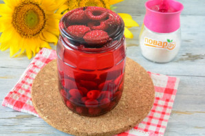 Компот из вишни без сахара на зиму Компот из вишни без сахара на зиму